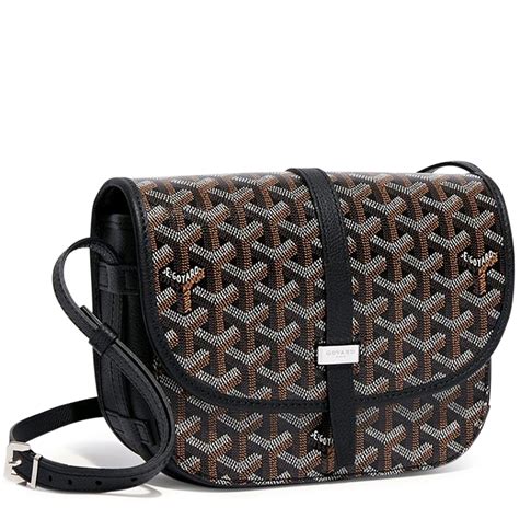 goyard black pm|black goyard belvedere bag.